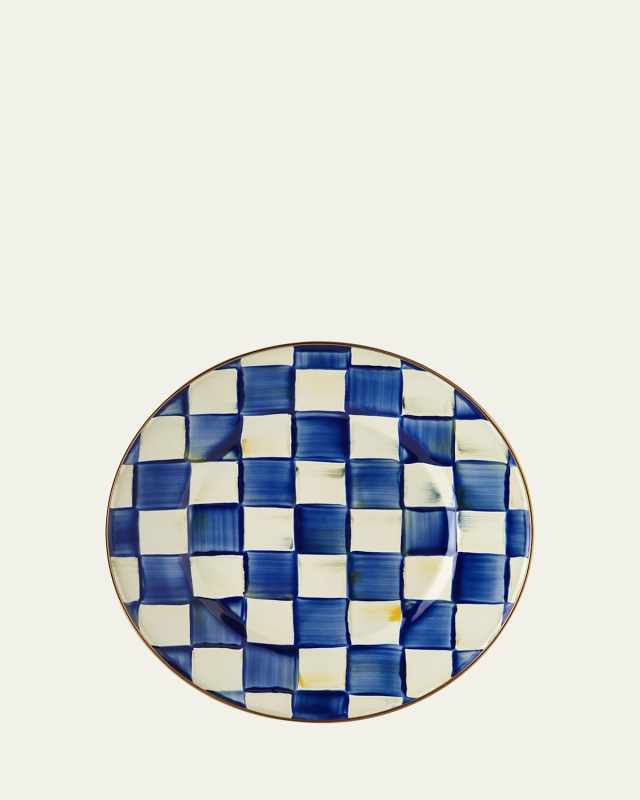 Royal Check Dinner Plate